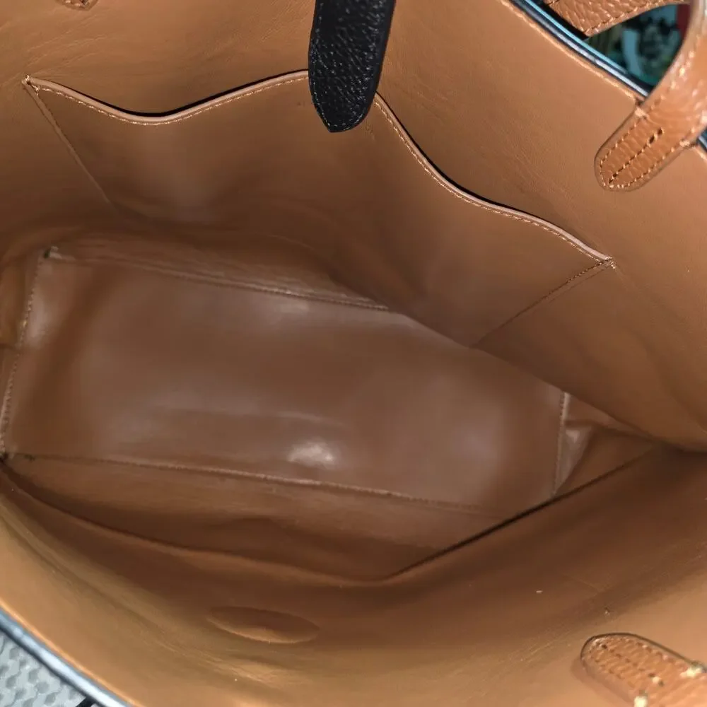 REBECCA MINKOFF XL LEATHER MEGAN TOTE BAG